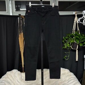 Hudson Jeans Black mid rise skinny Jeans